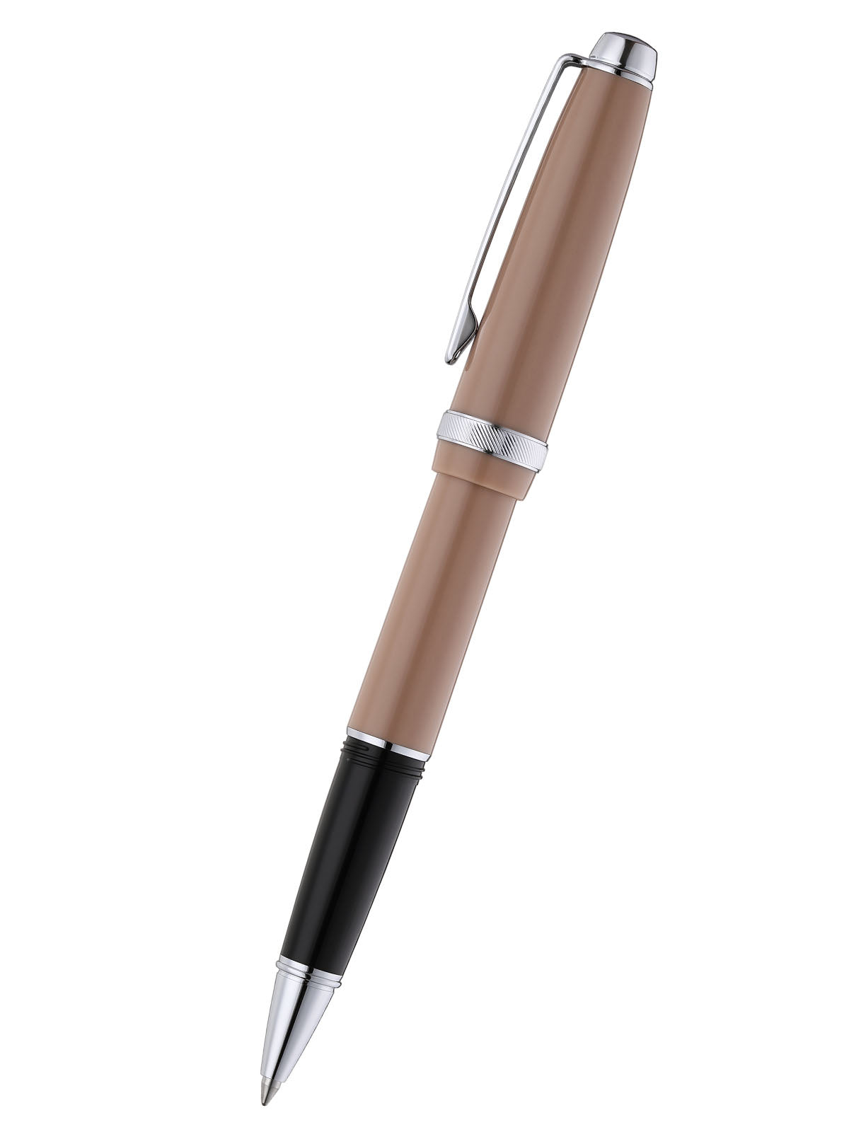 Lume Mocha con particolari cromati lucidi – penna a sfera