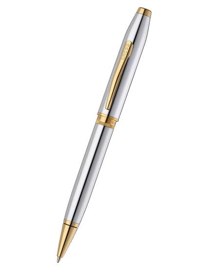 Foundry Polished Chrome con particolari PVD oro – penna a sfera