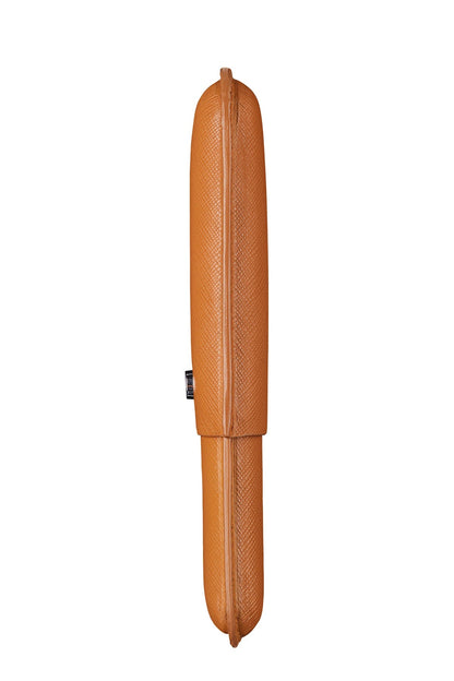 Astuccio singolo stile sigaro in pelle Saffiano Mocha