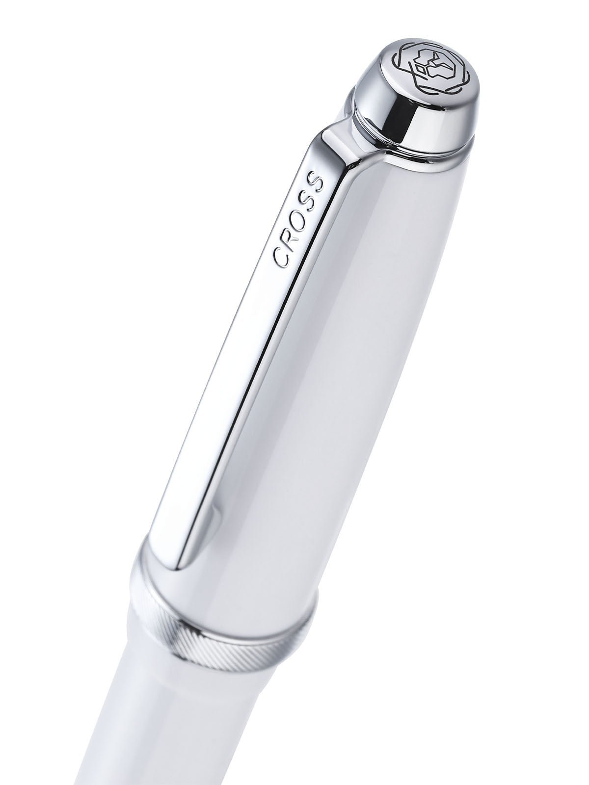 Lume Porcelain White con particolari cromati lucidi – roller