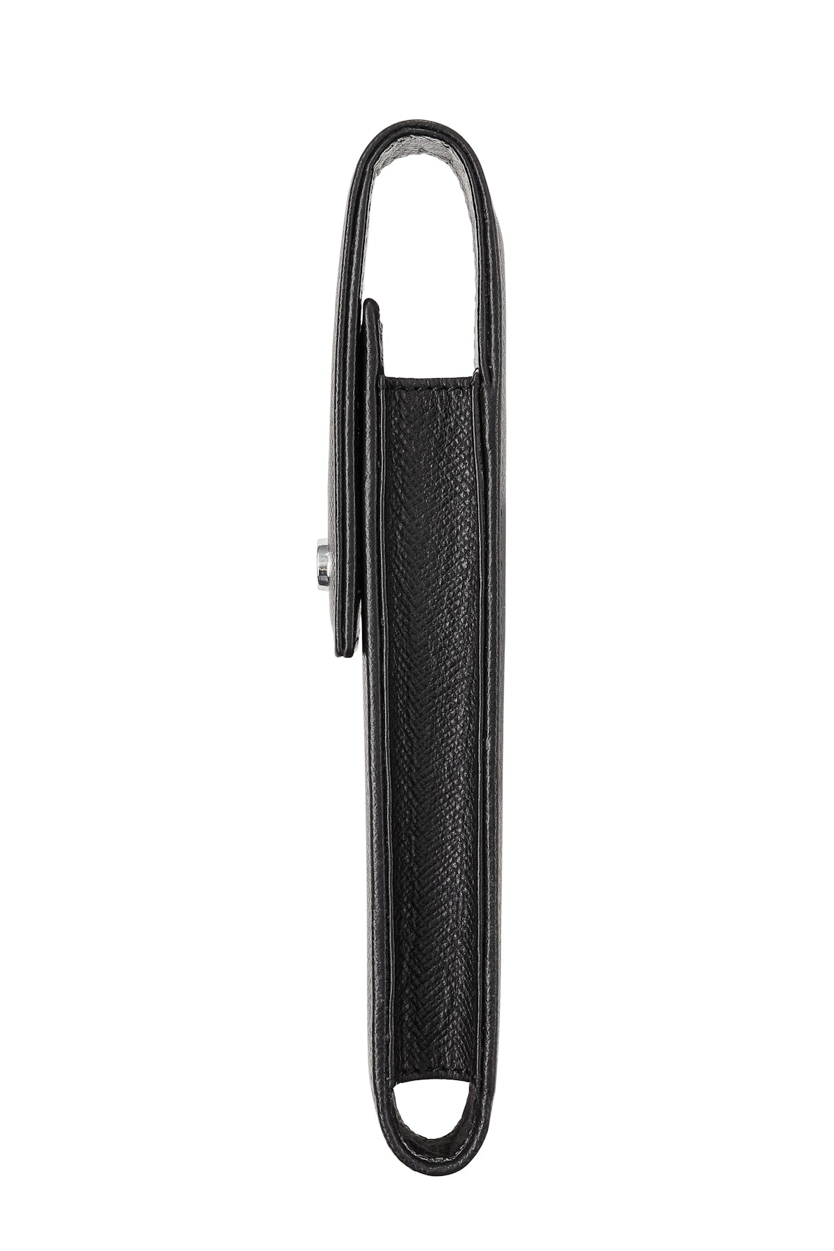 Astuccio singolo magnetico in pelle Saffiano Nero