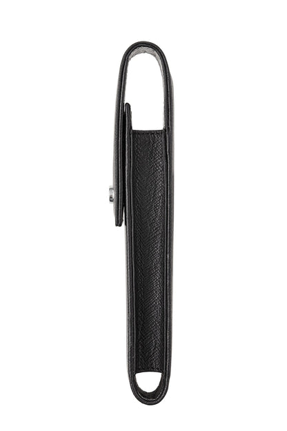 Astuccio singolo magnetico in pelle Saffiano Nero
