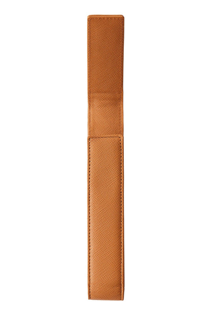 Astuccio singolo magnetico in pelle Saffiano Mocha
