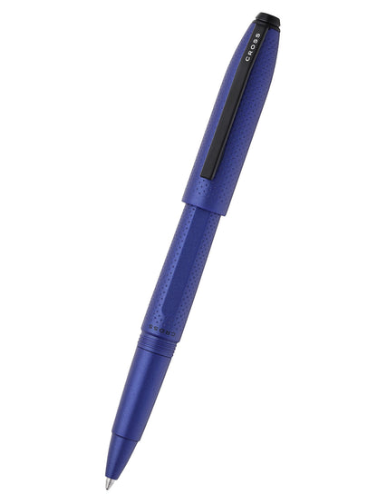 Prism Deep Sea Blue in resina con particolari neri lucidi – Penna a sfera