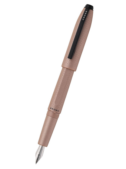 Prism Mocha in resina con particolari neri lucidi – Stilografica con pennino M in acciaio inox