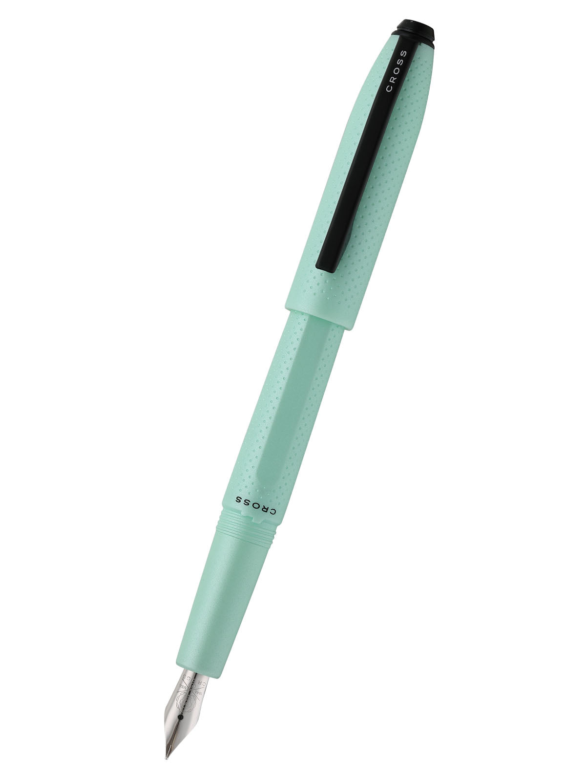 Prism Seafom in resina con particolari neri lucidi – Stilografica con pennino F in acciaio inox