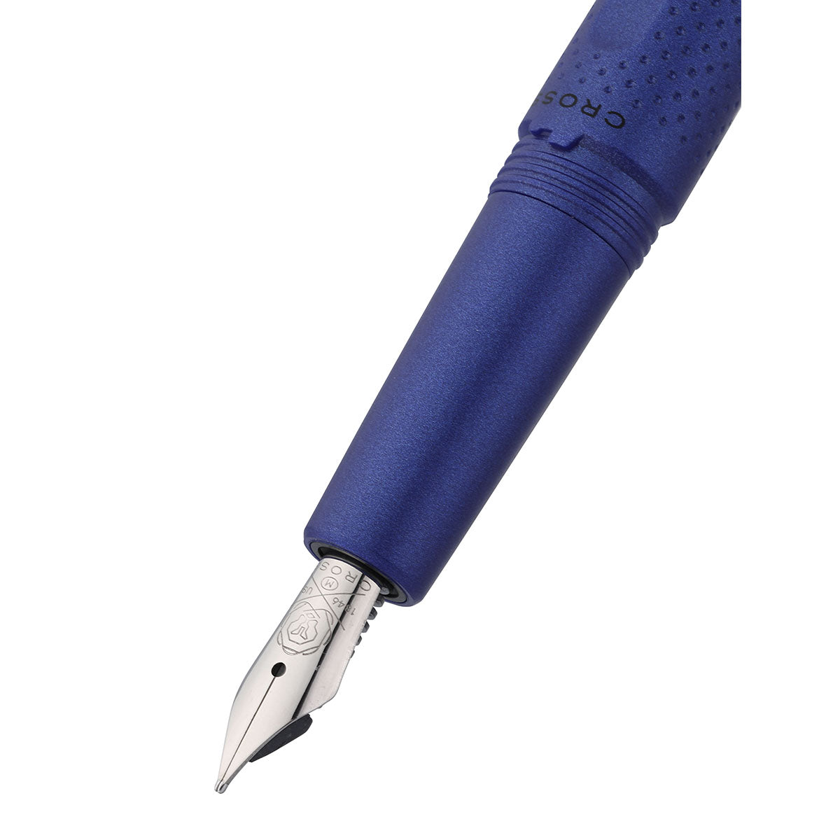 Prism Deep Sea Blue in resina con particolari neri lucidi – Stilografica con pennino M in acciaio inox
