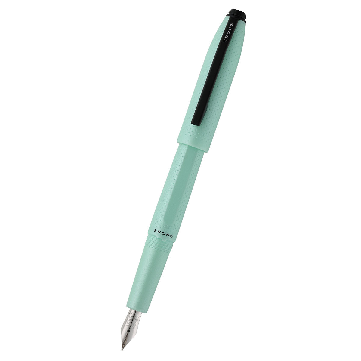 Prism Seafom in resina con particolari neri lucidi – Stilografica con pennino F in acciaio inox