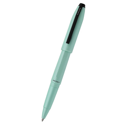 Prism Seafoam in resina con particolari neri lucidi – Penna a sfera
