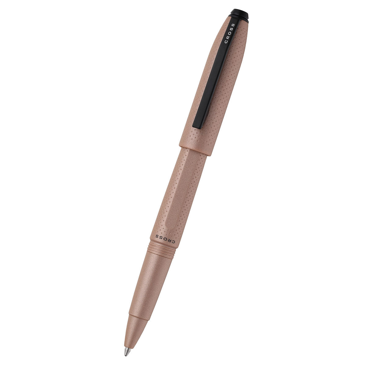 Prism Mocha in resina con particolari neri lucidi – Penna a sfera