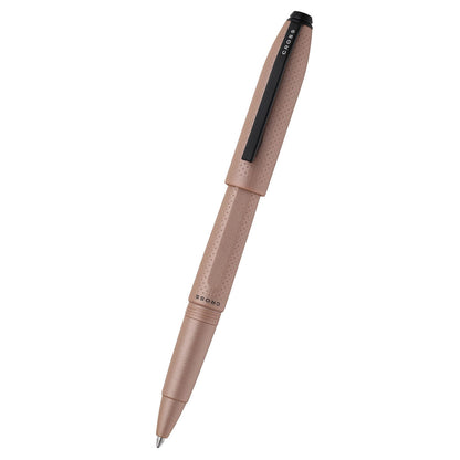 Prism Mocha in resina con particolari neri lucidi – Penna a sfera