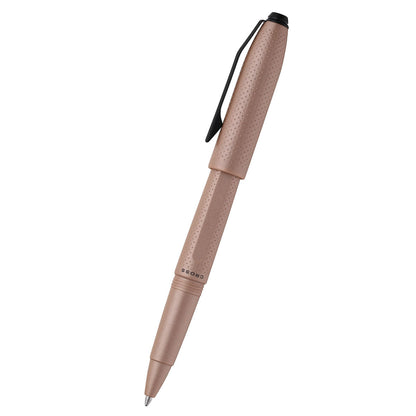 Prism Mocha in resina con particolari neri lucidi – Penna a sfera