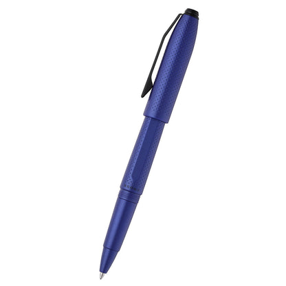 Prism Deep Sea Blue in resina con particolari neri lucidi – Penna a sfera