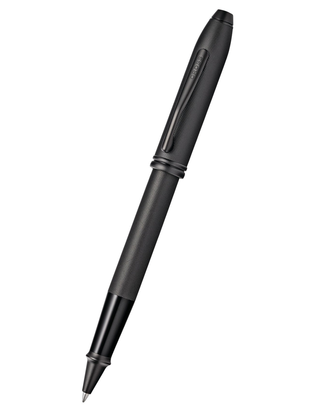 Penna a sfera Townsend® con punta micro-zigrinata in PVD nero