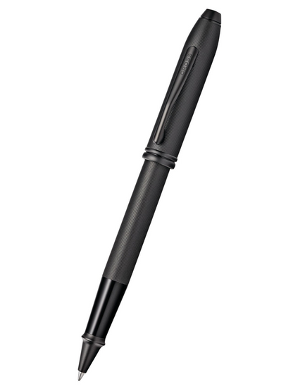 Penna a sfera Townsend® con punta micro-zigrinata in PVD nero