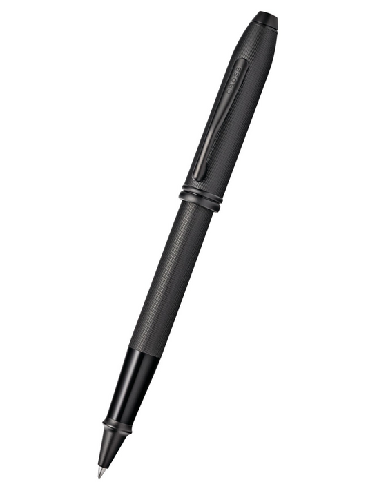 Penna a sfera Townsend® con punta micro-zigrinata in PVD nero