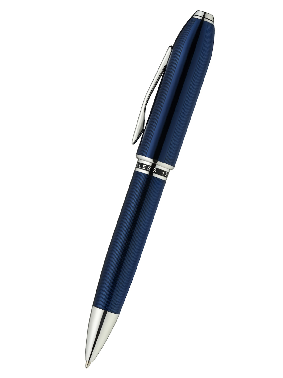 Penna a sfera Peerless™ blu cobalto traslucido