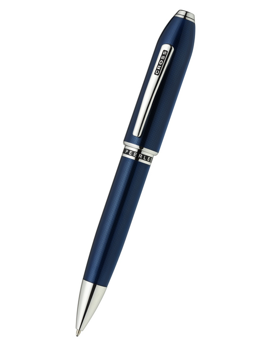 Penna a sfera Peerless™ blu cobalto traslucido