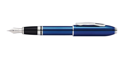 Peerless Translucent Quartz Blue Fountain Pen