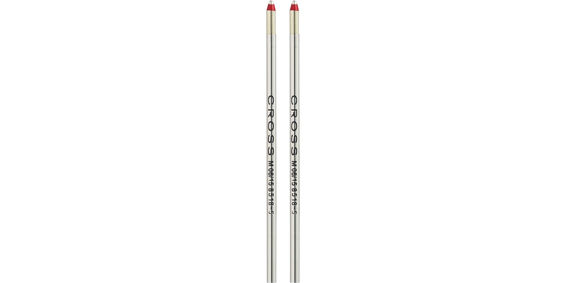 Mini Ballpoint Pen Refill - Red - Medium - Dual Pack