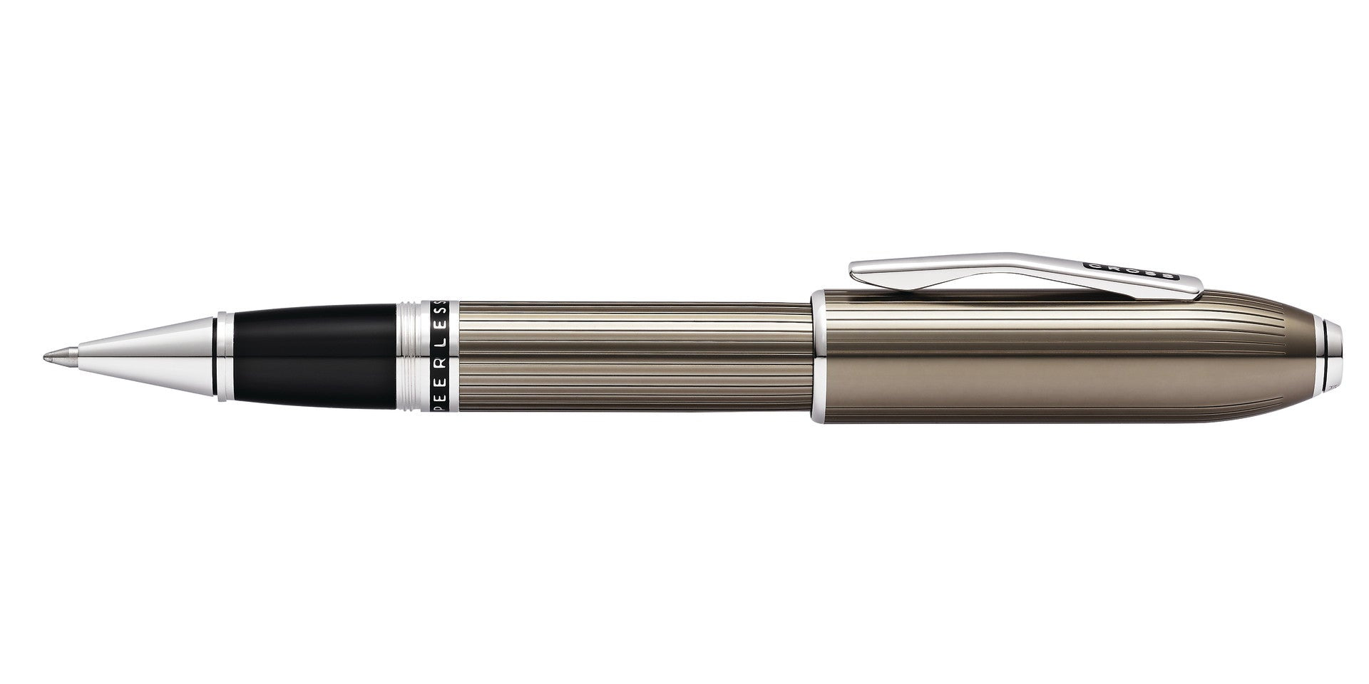 Peerless Translucent Titanium Gray Rollerball Pen