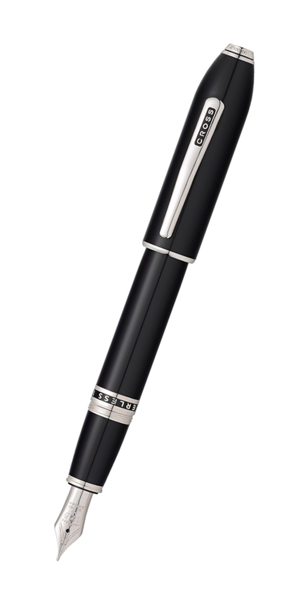 Peerless 125 Obsidian Black Lacquer Fountain Pen