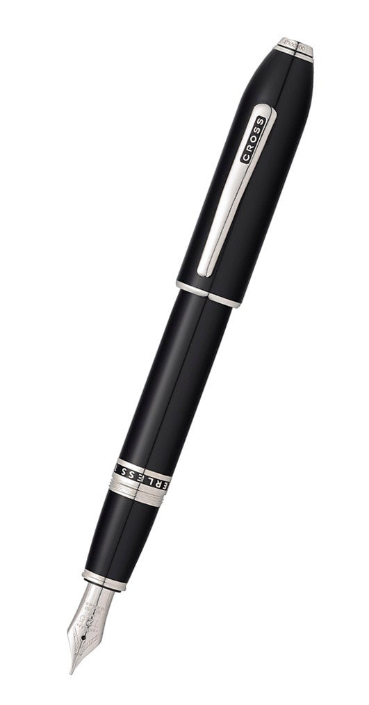 Peerless 125 Obsidian Black Lacquer Fountain Pen