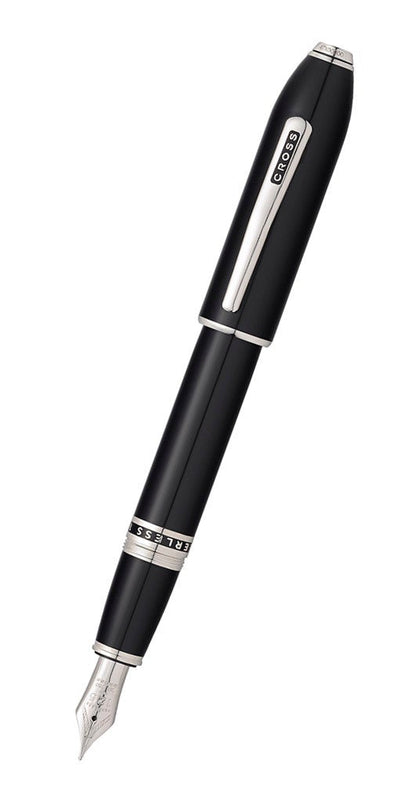 Peerless 125 Obsidian Black Lacquer Fountain Pen