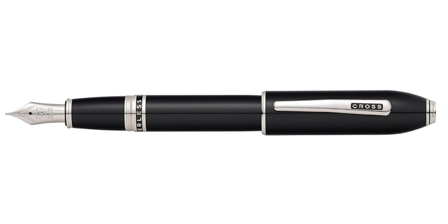 Peerless 125 Obsidian Black Lacquer Fountain Pen