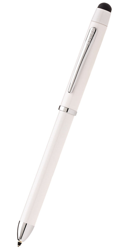 Tech3+ Pearl White Multi-Function Pen