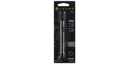 Ballpoint Pen Refill - Black - Fine - Dual Pack