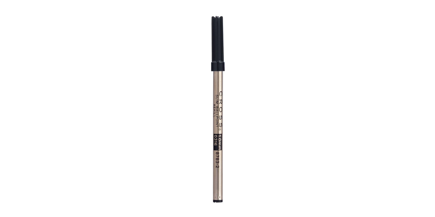Slim Ballpoint Pen Refill - Black - Single Pack