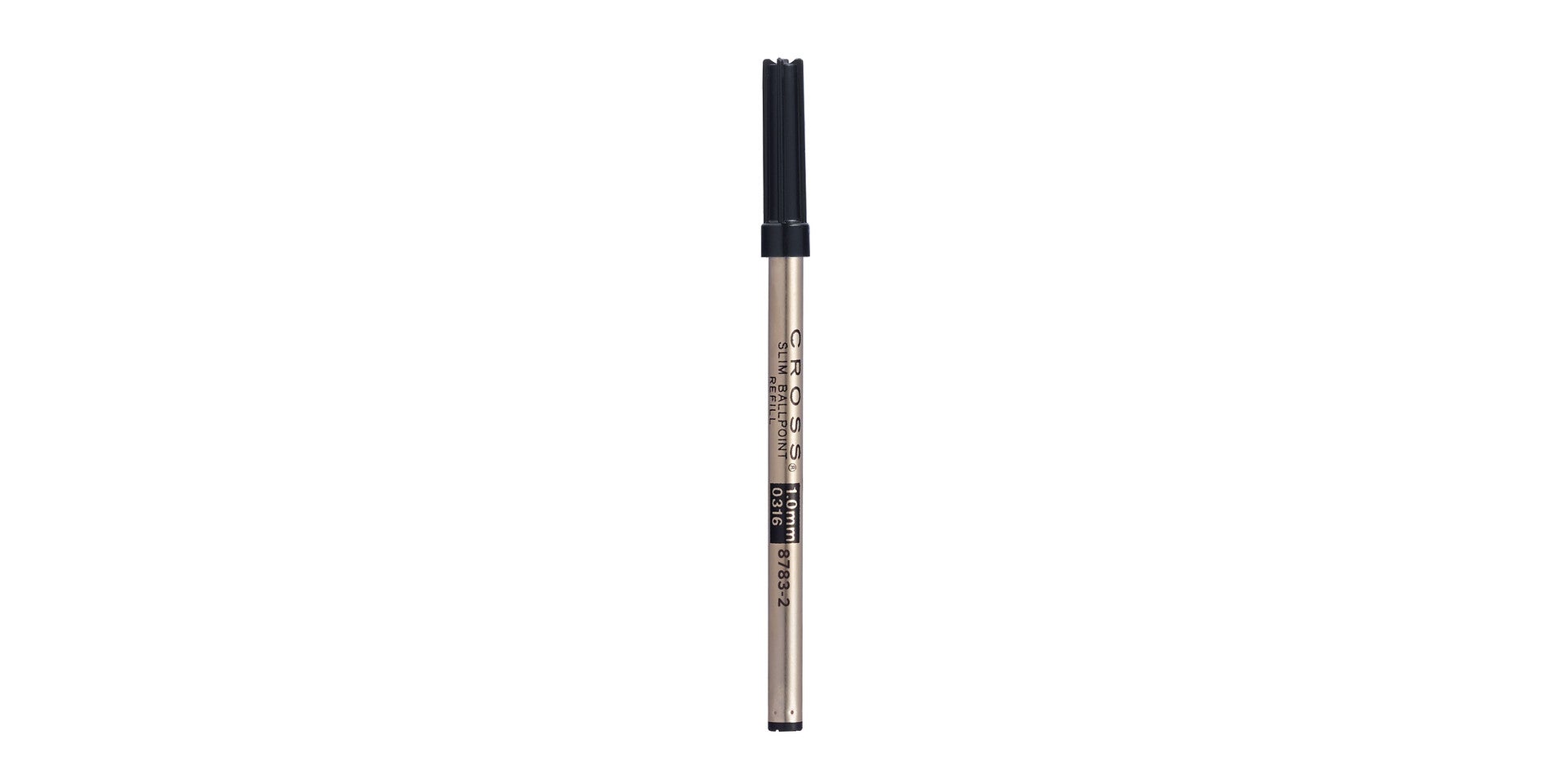 Slim Ballpoint Pen Refill - Black - Single Pack
