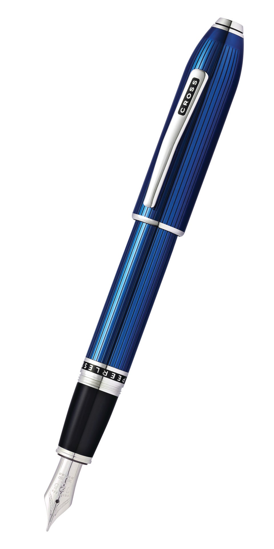 Peerless Translucent Quartz Blue Fountain Pen
