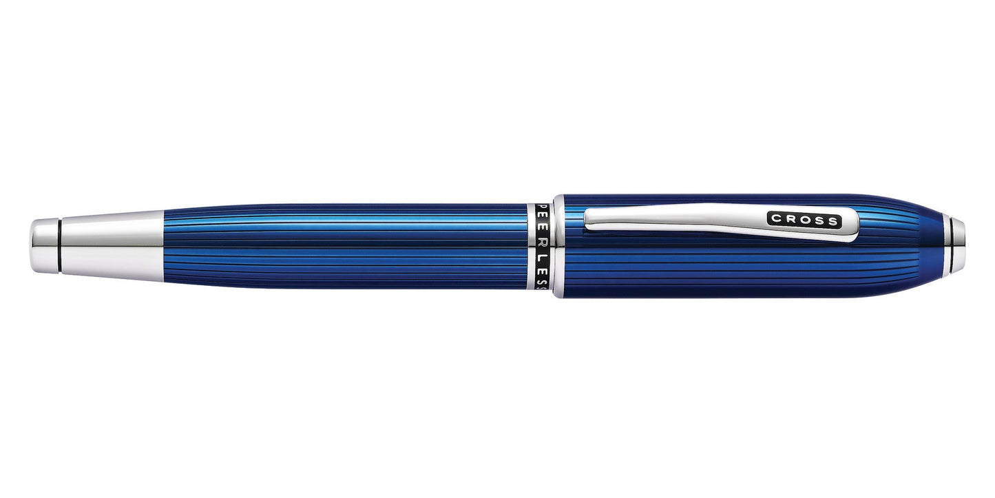 Peerless Translucent Quartz Blue Fountain Pen