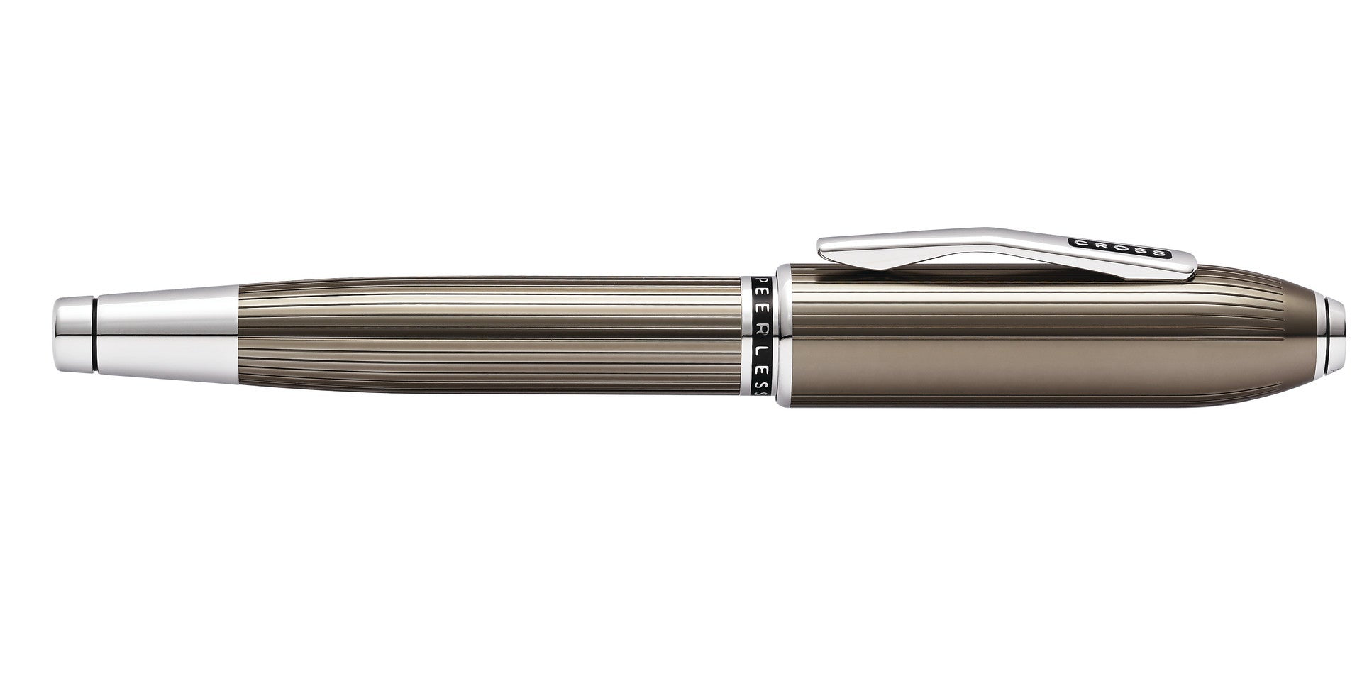 Peerless Translucent Titanium Gray Rollerball Pen